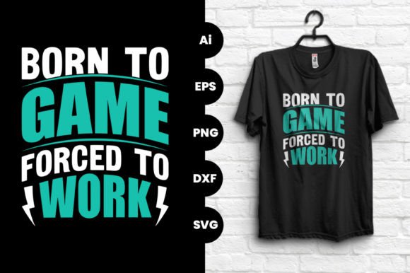 Funny Gaming Vector T-Shirt Design Graphics