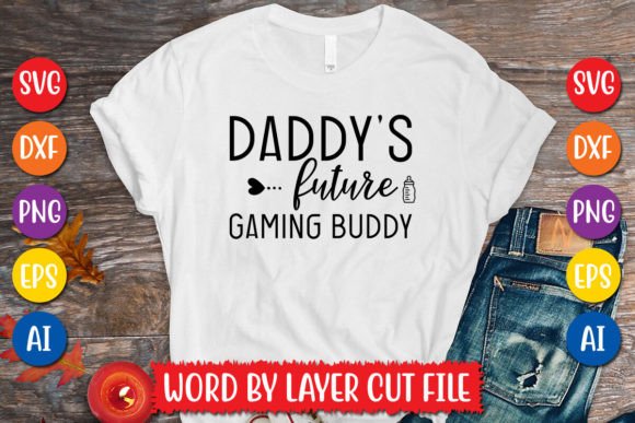 Gaming Buddy SVG for T-Shirt Designs