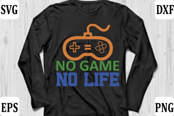Gaming Gamer T-Shirt Design: No Game Graphics