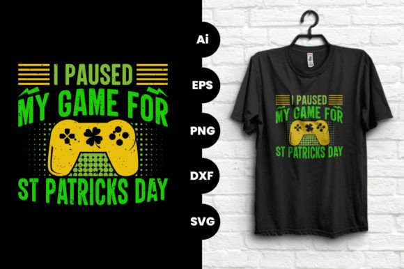 Gaming Graphics for St Patrick’s Day T-Shirt Designs