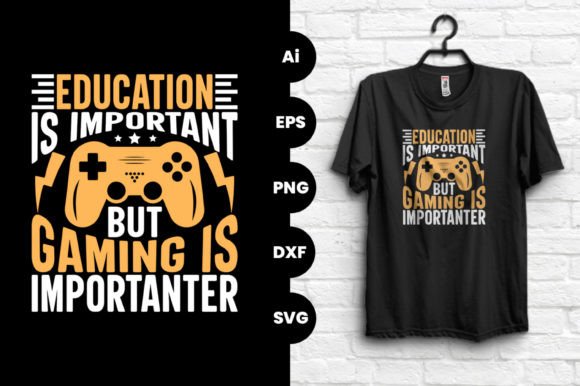 Gaming Graphics for T-Shirt Designs
