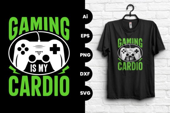 Gaming is My Cardio Vector T-shirt Review