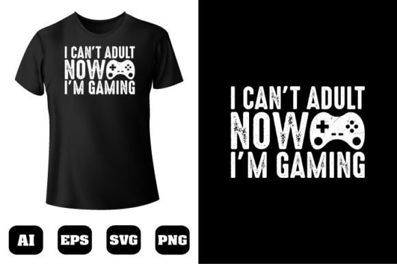 Gaming T-shirt Design 113: Graphics & T-Shirt Designs Review
