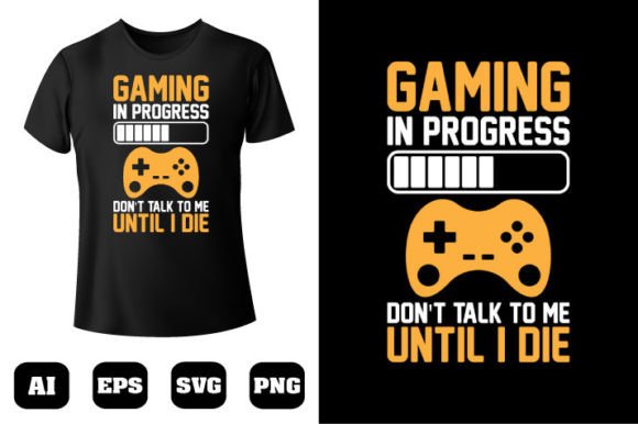 Gaming T-shirt Design 122: Graphics & T-Shirt Designs Review