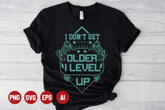 Gaming T-Shirt Design-3: Graphics & Print Templates