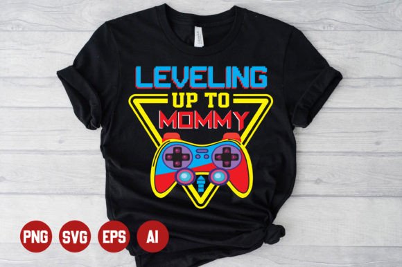 Gaming T-Shirt Design-4: Graphics & Print Templates