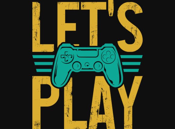 Let's Play Gaming T-Shirt Design Graphics Review