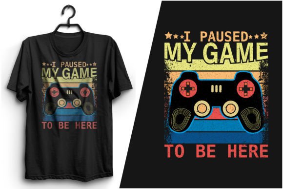 Retro Vintage Gaming T Shirt Graphics & Designs