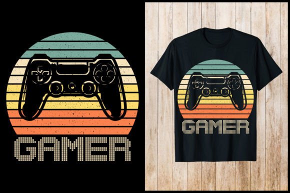 Vintage Gamer Graphics & T-Shirt Designs Review
